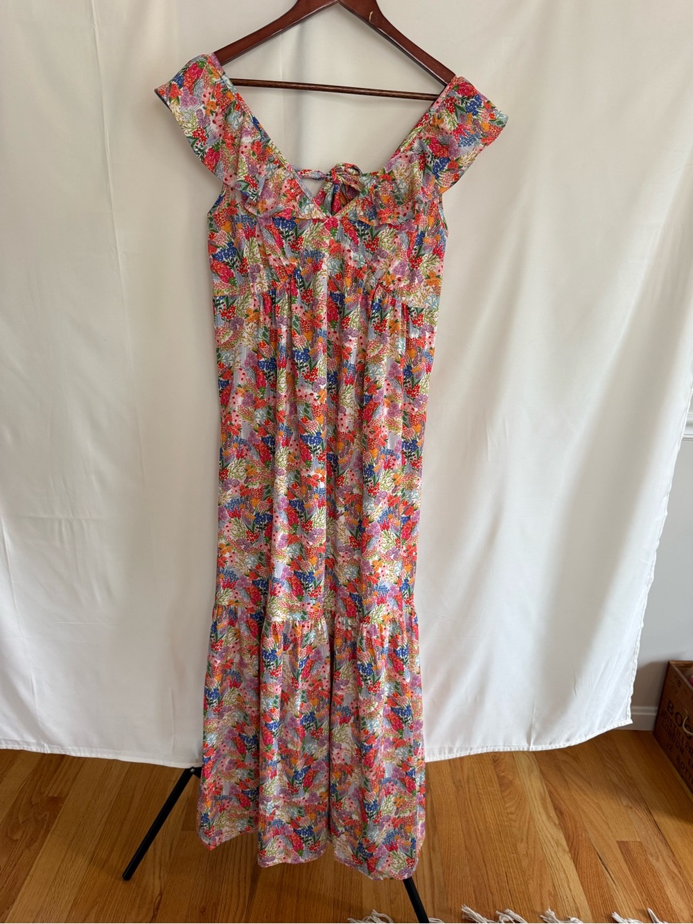 Ingrid and Isabel (Maternity) Bright Floral Maxi Dress